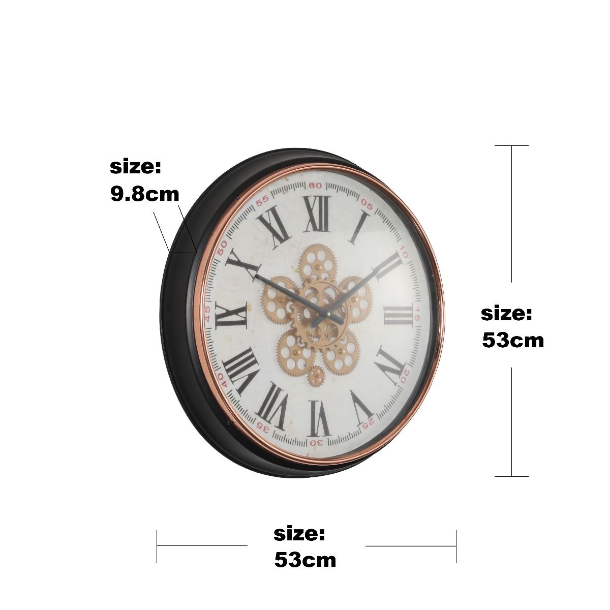 Industrial/vintage-inspired clock range - MODEL 09