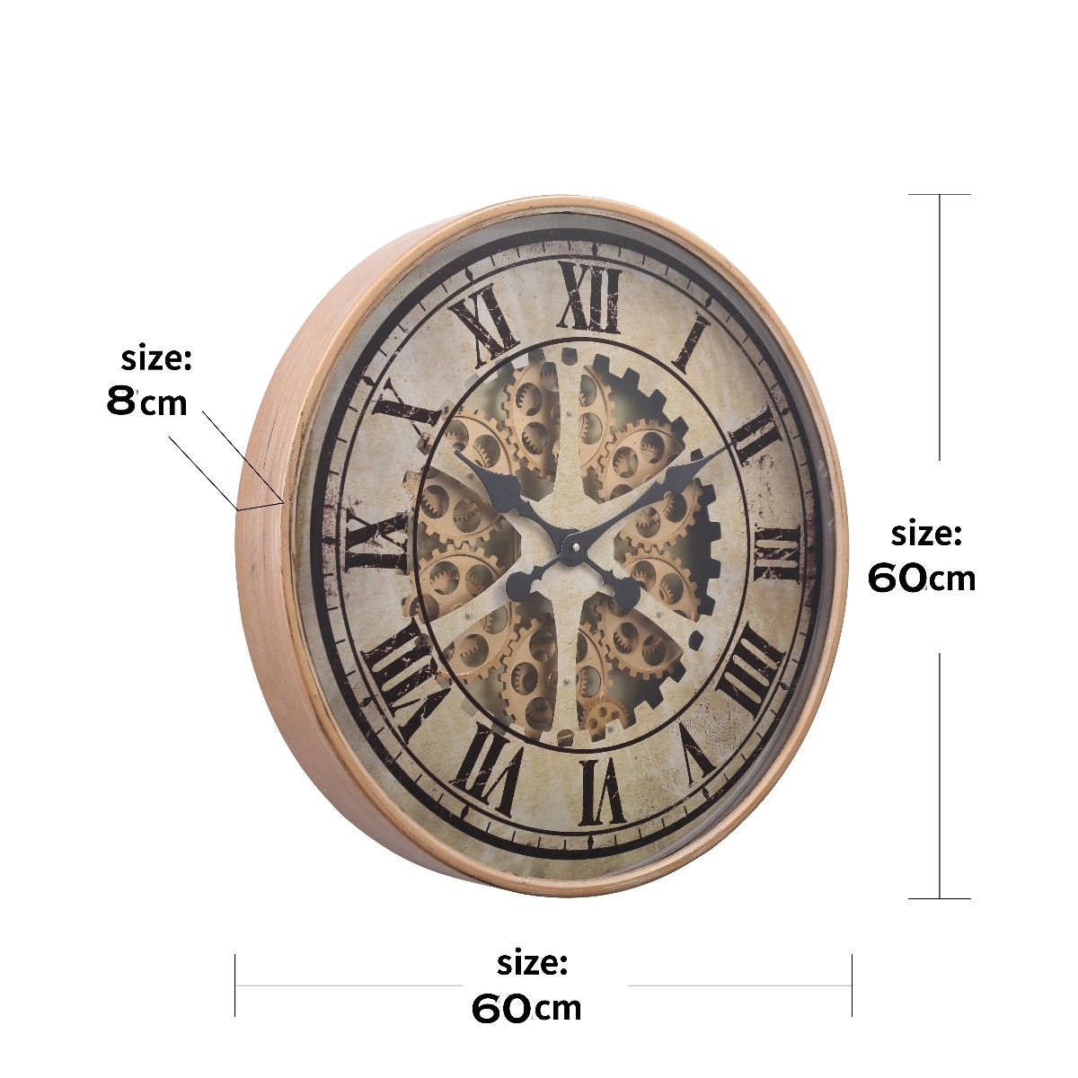 Industrial/vintage-inspired clock range - MODEL 012