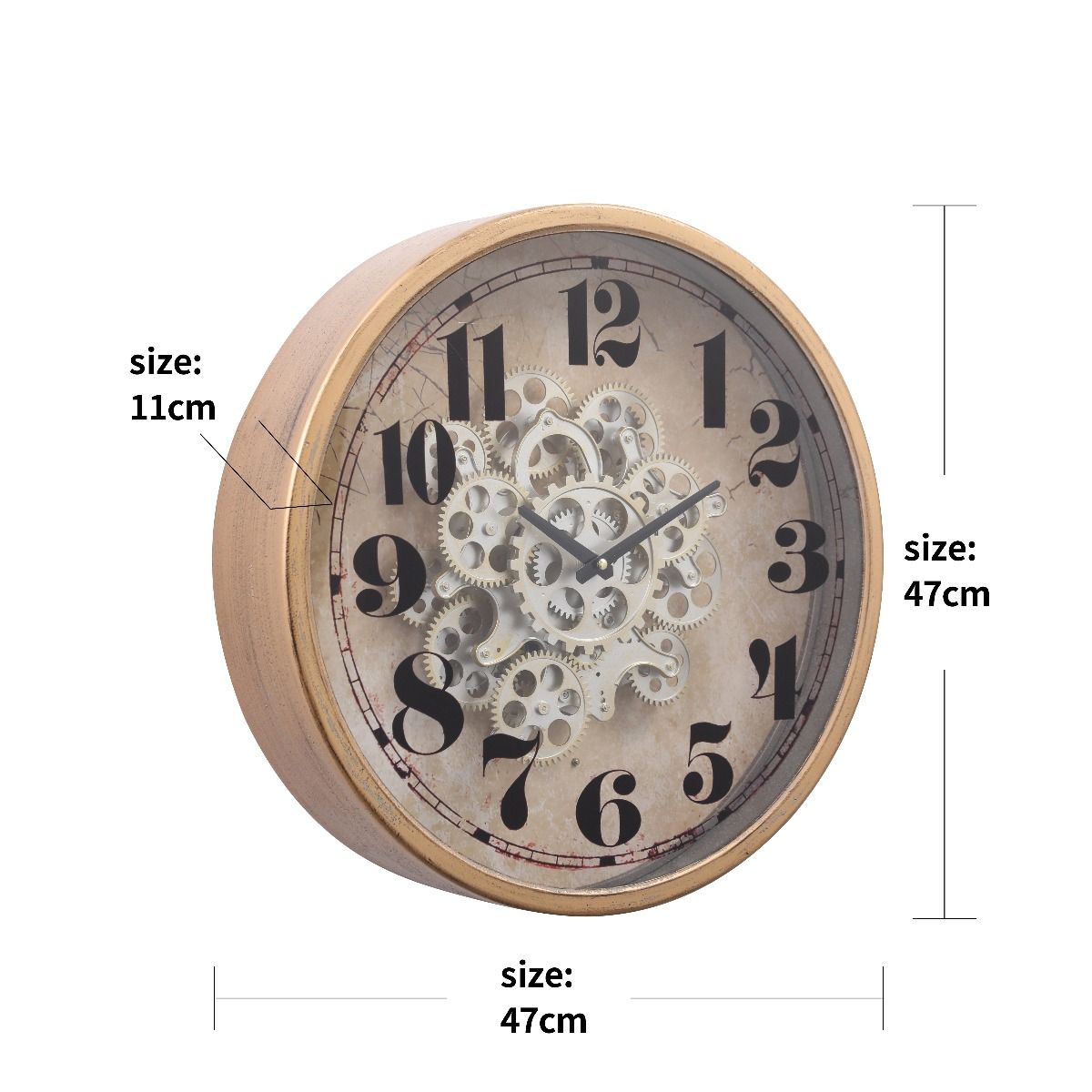 Industrial/vintage-inspired clock range - MODEL 04