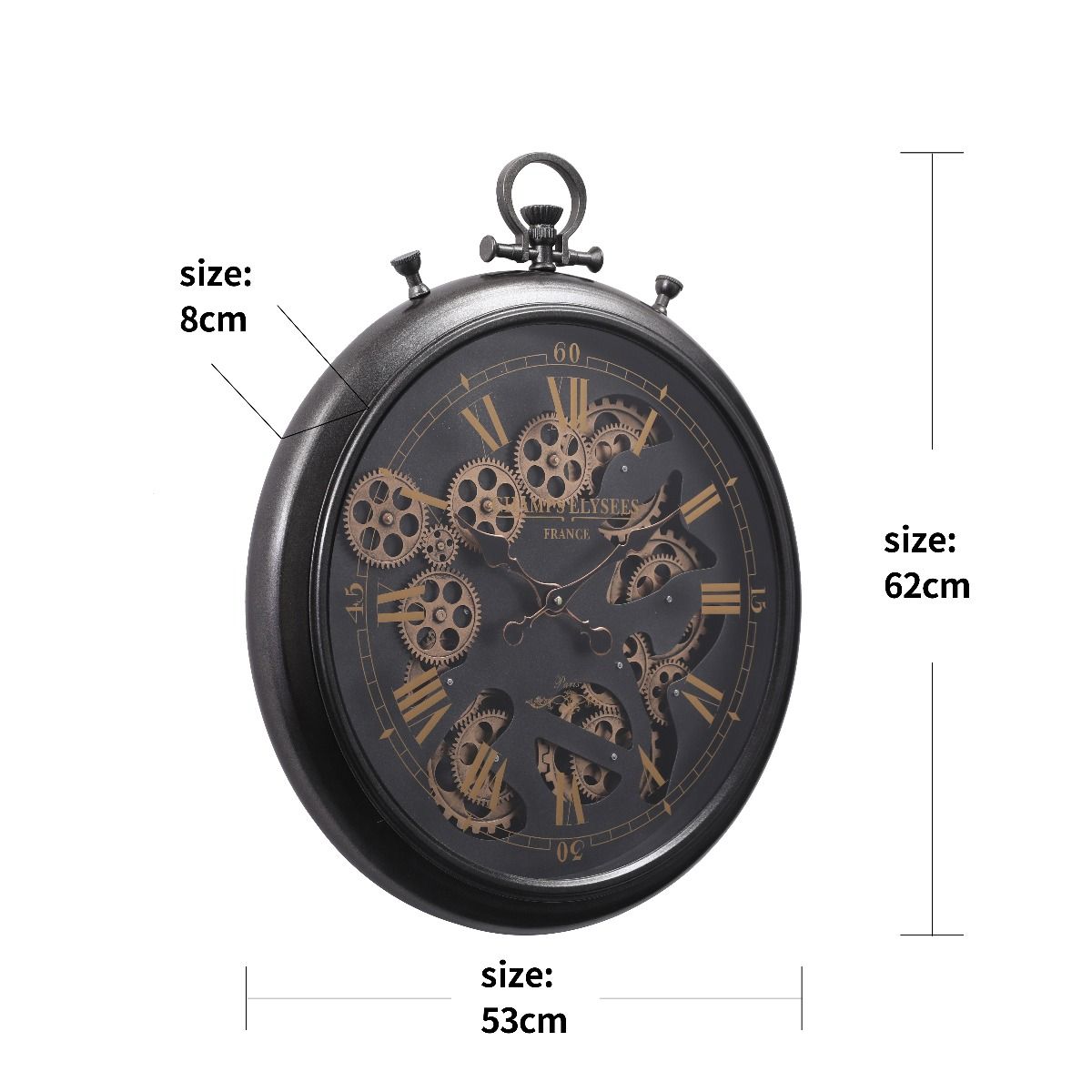 Industrial/vintage-inspired clock range - MODEL 06
