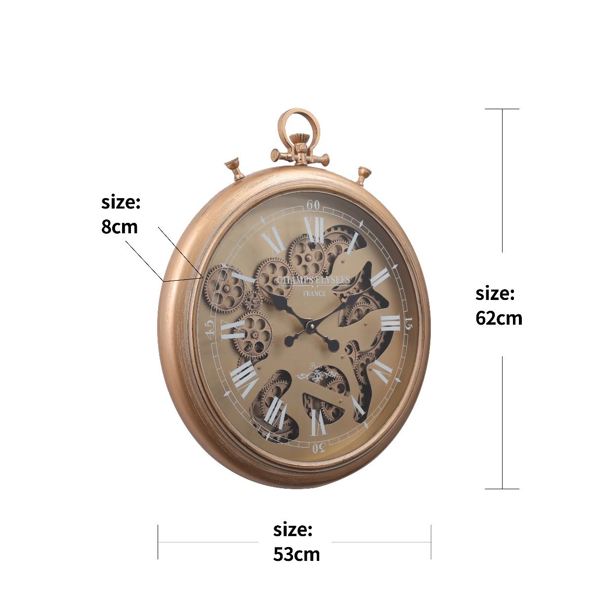 Industrial/vintage-inspired clock range - MODEL 07