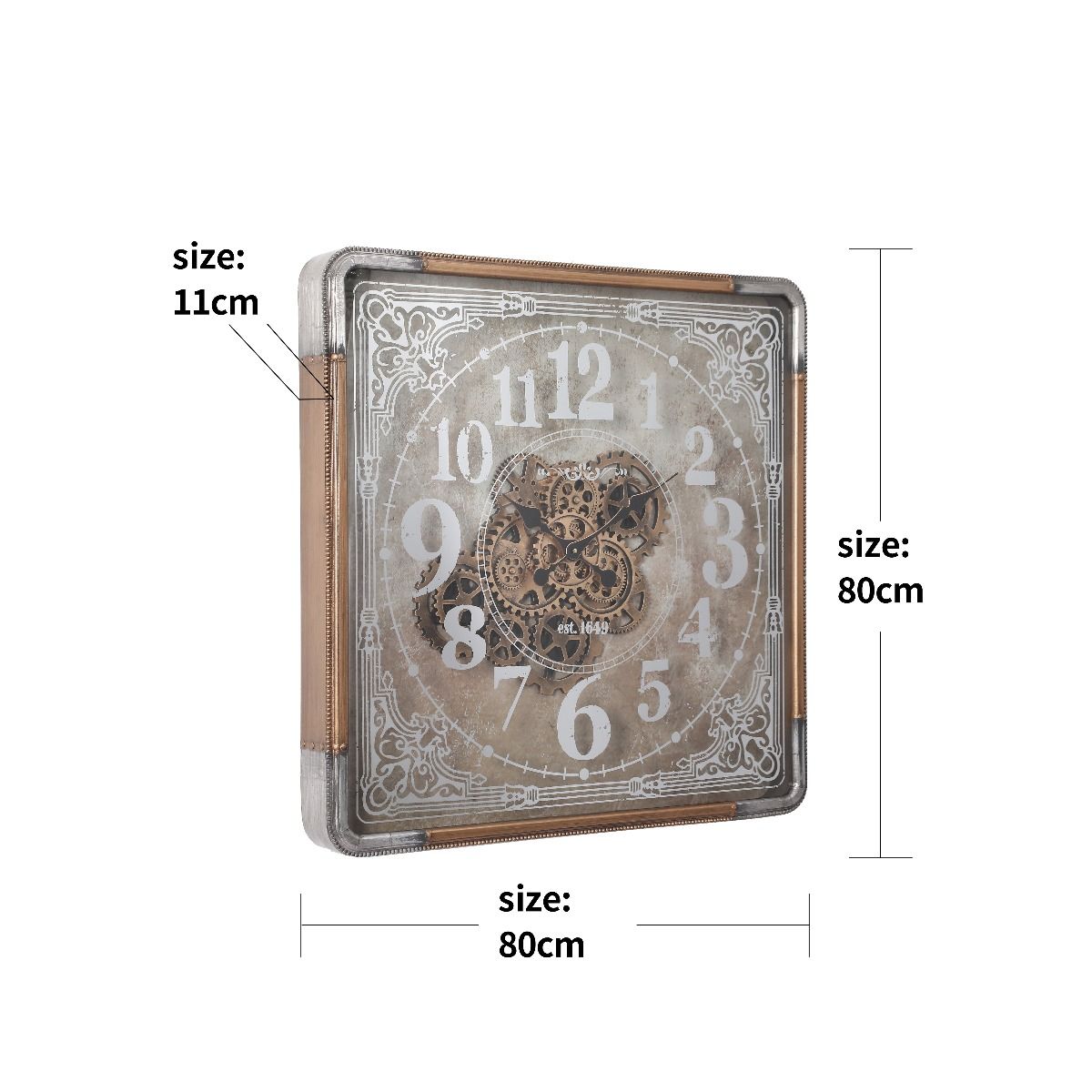 Industrial/vintage-inspired clock range - MODEL 031