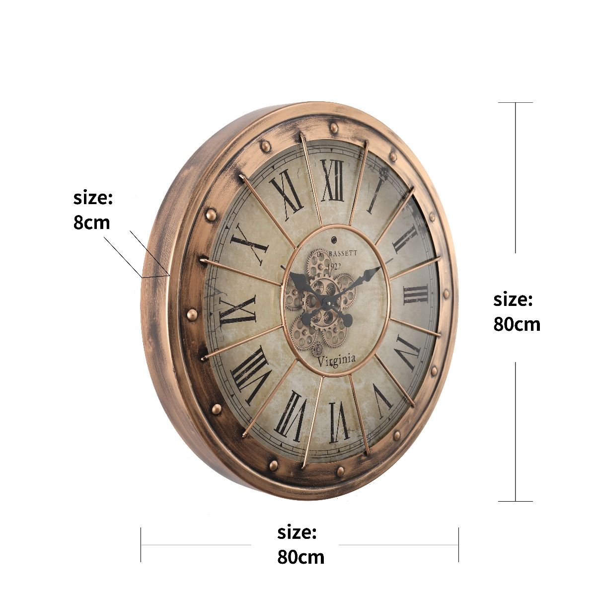 Industrial/vintage-inspired clock range - MODEL 017