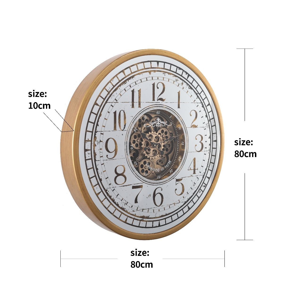 Industrial/vintage-inspired clock range - MODEL 020