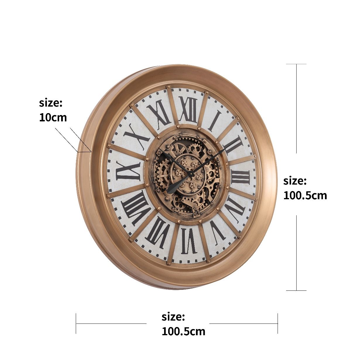 Industrial/vintage-inspired clock range - MODEL 02